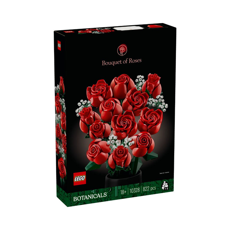Đồ Chơi Lắp Ráp Bó Hoa Hồng Lego® LEGO BOTANICALS 10328 (822 chi tiết) - ảnh 3