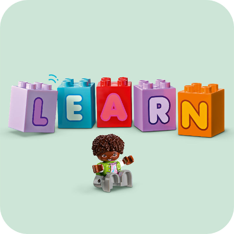 Đồ chơi lắp ráp Đoàn tàu học chữ LEGO DUPLO 10421 (36 chi tiết) - ảnh 5