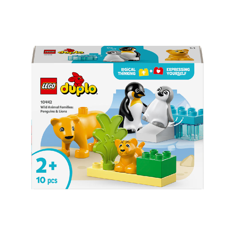 Đồ Chơi Lắp Ráp Gia Đình Động Vật Hoang Dã: Chim Cánh Cụt Và Sư Tử LEGO DUPLO 10442 (10 chi tiết) - ảnh 2