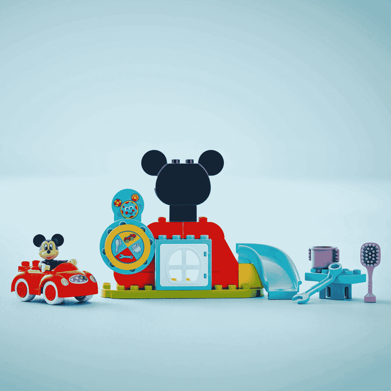 Đồ Chơi Lắp Ráp Nhà Câu Lạc Bộ Mickey Mouse Và Xe Hơi LEGO DUPLO 10454 - ảnh 4