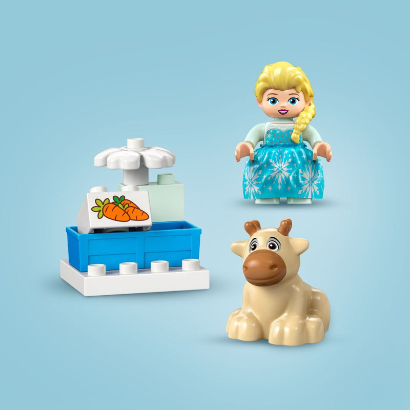 Bộ Lắp Ráp Bữa Tiệc Tại Lâu Đài Băng Giá Của Anna Và Elsa LEGO DUPLO 10455 - ảnh 4