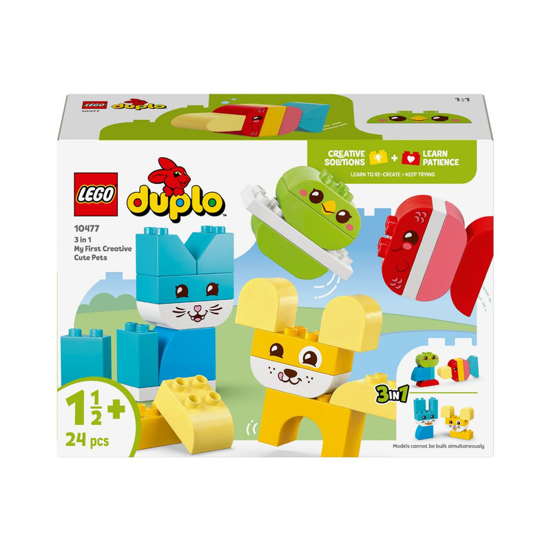 Đồ Chơi Lắp Ráp 3 Trong 1: Thú Cưng Sáng Tạo Đáng Yêu LEGO DUPLO 10477 (24 chi tiết) - ảnh 2