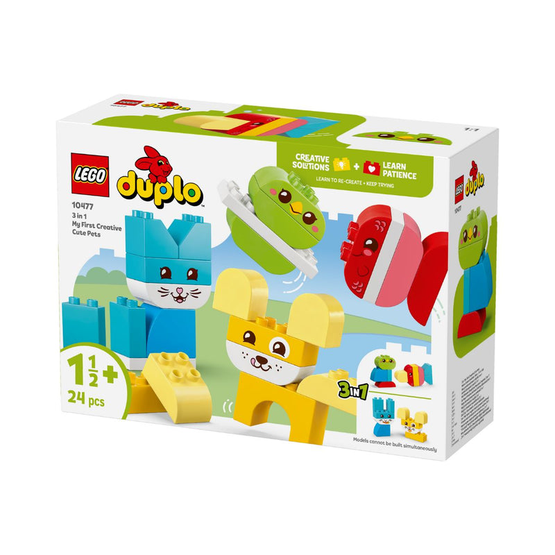 Đồ Chơi Lắp Ráp 3 Trong 1: Thú Cưng Sáng Tạo Đáng Yêu LEGO DUPLO 10477 (24 chi tiết) - ảnh 4