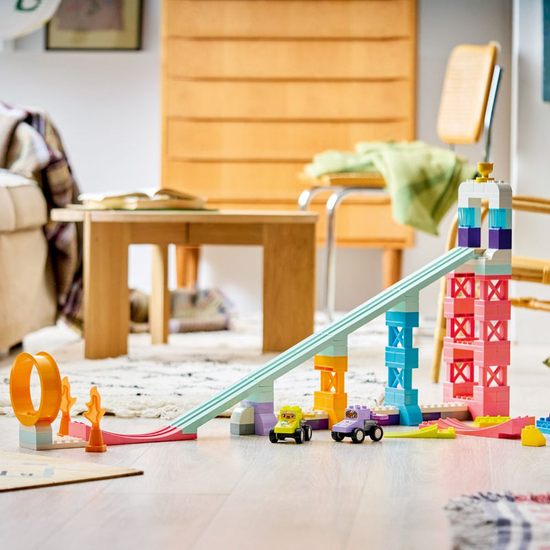 Đồ Chơi Lắp Ráp Bộ Đường Đua Với Phương Tiện 3 Trong 1 LEGO DUPLO 10478 (111 chi tiết) - ảnh 4