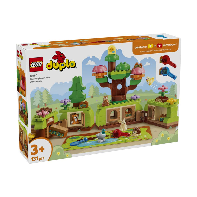 Đồ Chơi Lắp Ráp Khám Phá Khu Rừng Cùng Động Vật Hoang Dã LEGO DUPLO 10480 (131 chi tiết) - ảnh 3
