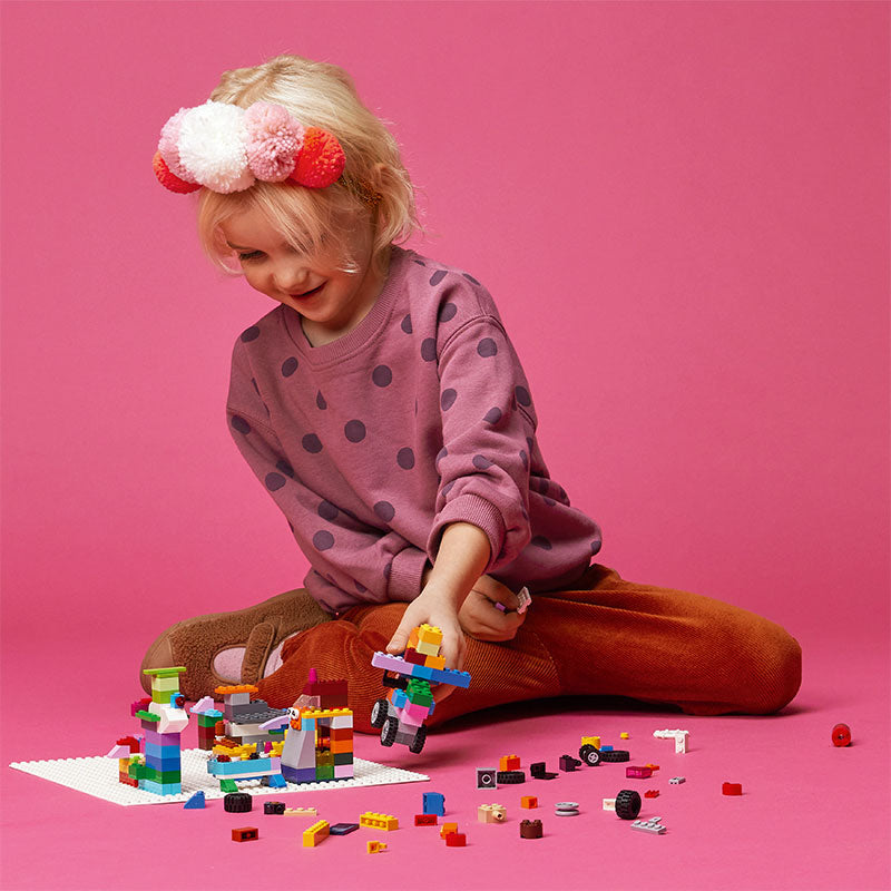 Đồ Chơi Lắp Ráp Đế Lắp Ráp Màu Trắng LEGO CLASSIC 11026 (1 chi tiết) - ảnh 6