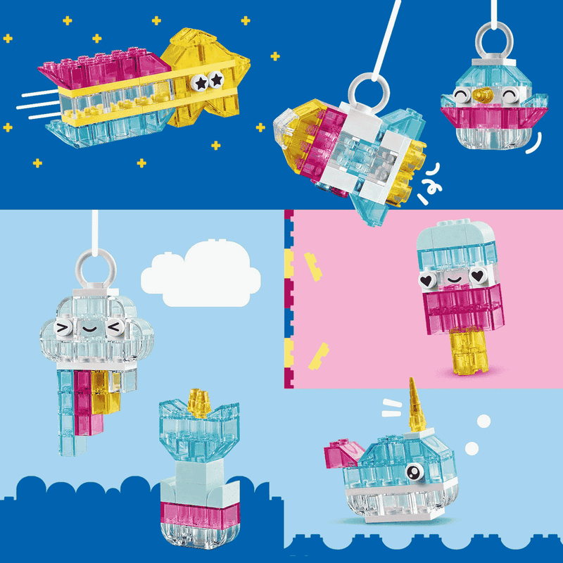 Đồ Chơi Lắp Ráp Hộp Trong Suốt Kỳ Diệu LEGO CLASSIC 11040 (340 chi tiết) - ảnh 4