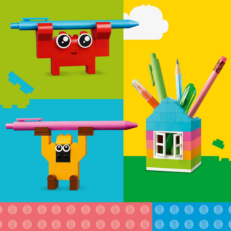 Đồ Chơi Lắp Ráp Bộ Gạch Chi Tiết Chủ Đề Hạnh Phúc LEGO CLASSIC 11042 (680 chi tiết) - ảnh 6