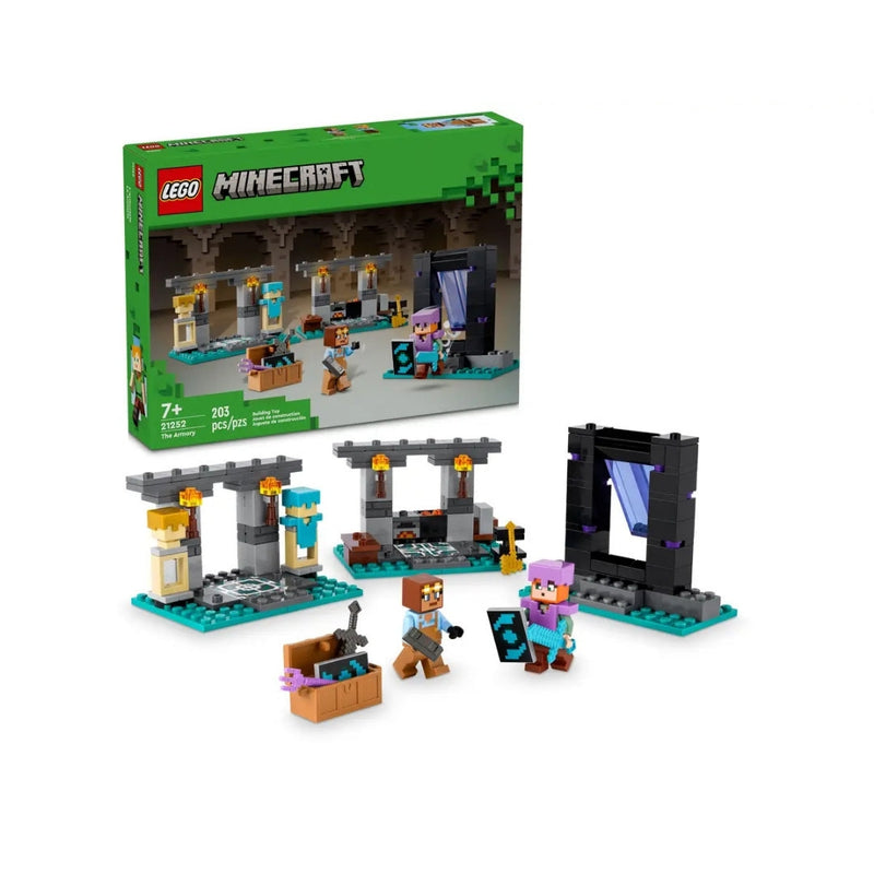 Đồ chơi lắp ráp Kho chế tạo vũ khí LEGO MINECRAFT 21252 (203 chi tiết)