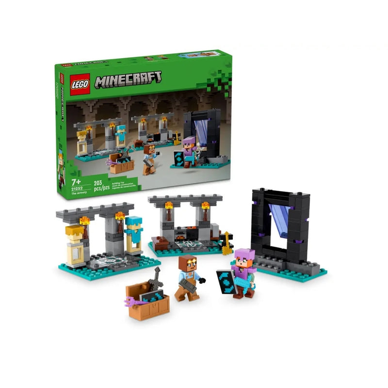 Đồ chơi lắp ráp Kho chế tạo vũ khí LEGO MINECRAFT 21252 (203 chi tiết) - ảnh 2