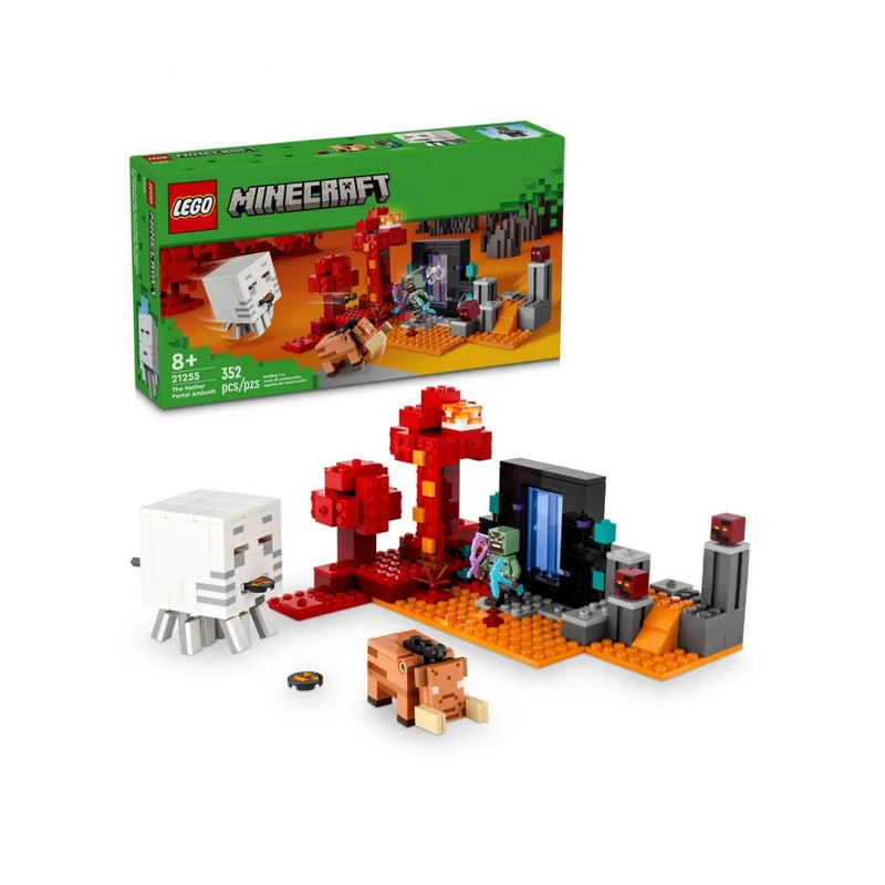 Đồ chơi lắp ráp Cuộc phục kích cổng địa ngục Nether LEGO MINECRAFT 21255 (352 chi tiết) - ảnh 2