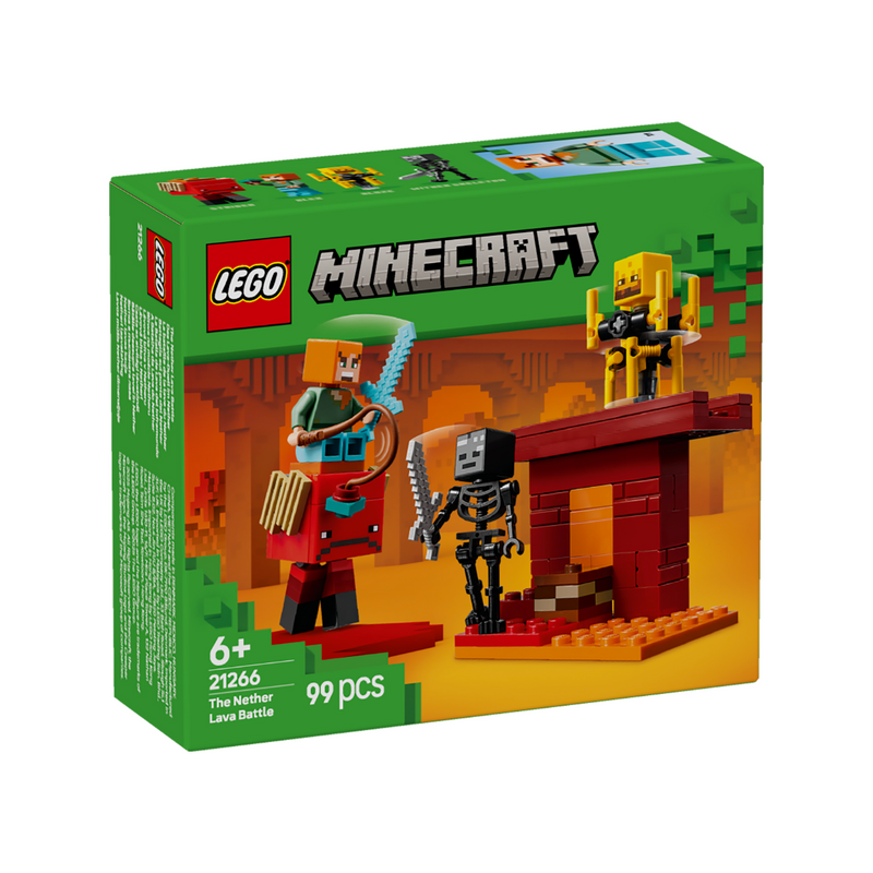 Đồ Chơi Lắp Ráp Trận Chiến Dung Nham Địa Ngục Nether LEGO MINECRAFT 21266 (99 chi tiết) - ảnh 2