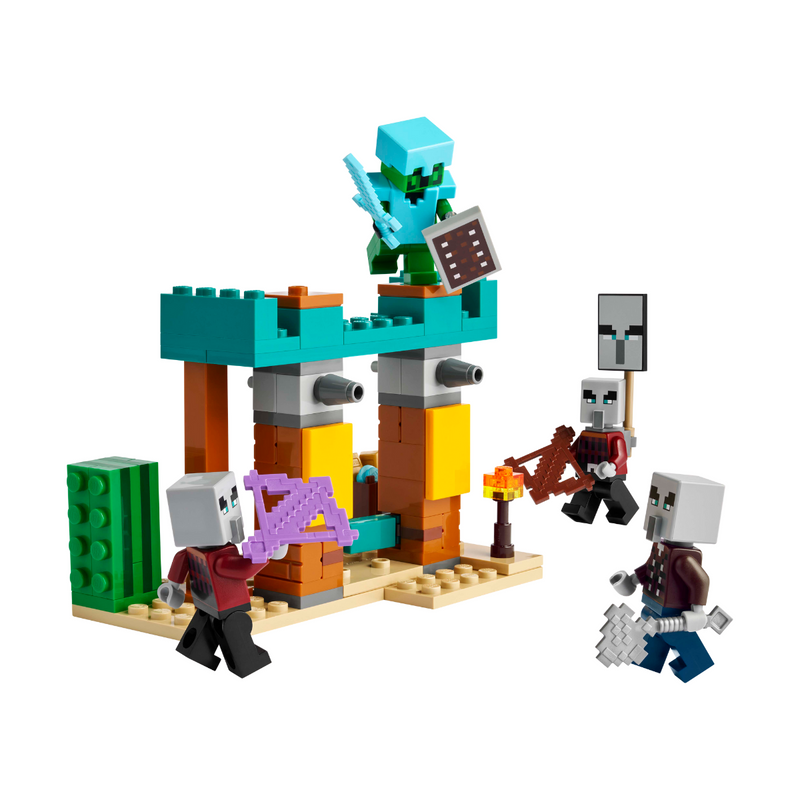 Đồ Chơi Lắp Ráp Đội Tuần Tra Sa Mạc Illager LEGO MINECRAFT 21267 (105 chi tiết) - ảnh 4