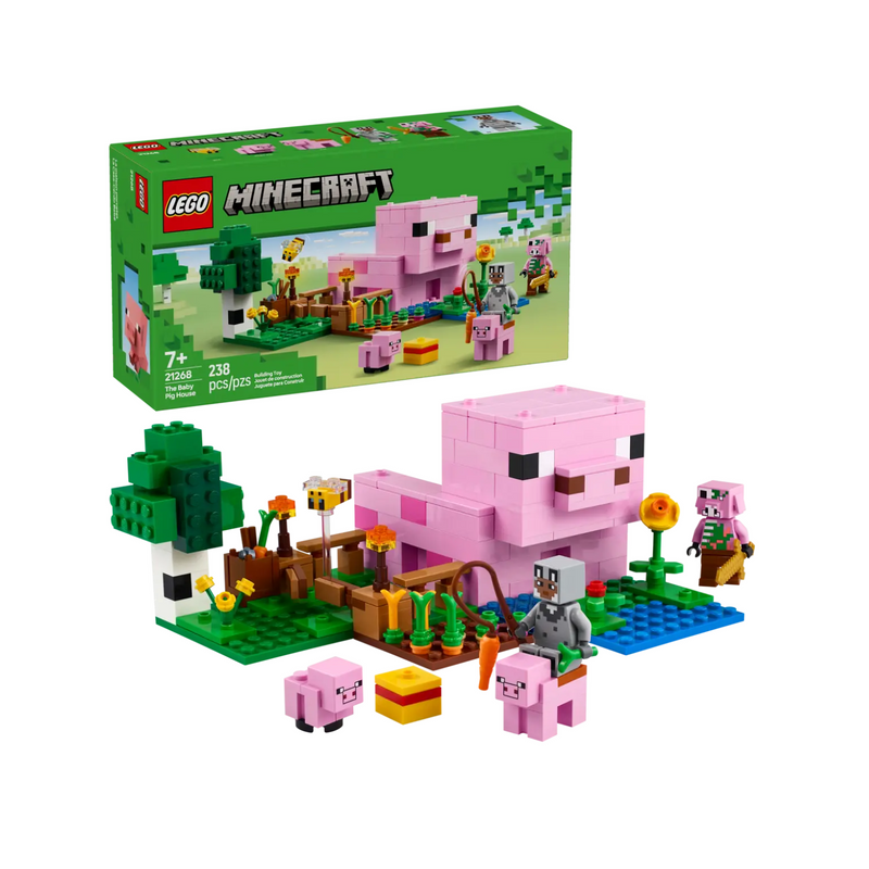 Đồ Chơi Lắp Ráp Ngôi Nhà Của Những Chú Heo Con LEGO MINECRAFT 21268 (238 chi tiết)