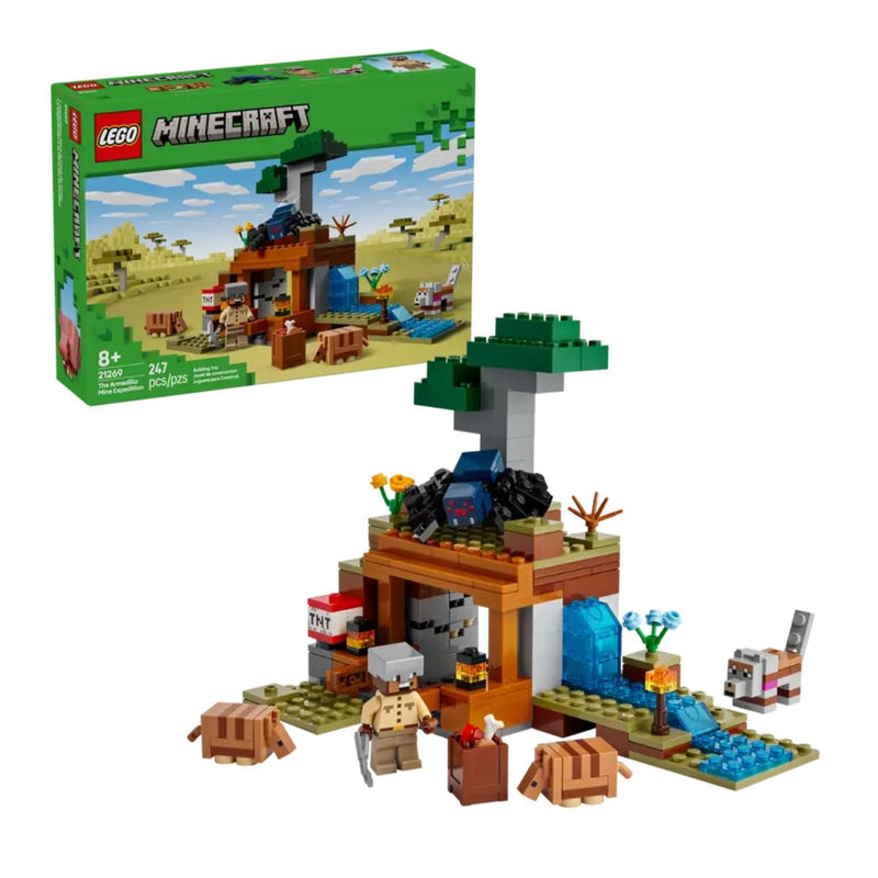 Đồ Chơi Lắp Ráp Chuyến Thám Hiểm Mỏ Nhím Biển LEGO MINECRAFT 21269 (247 chi tiết)