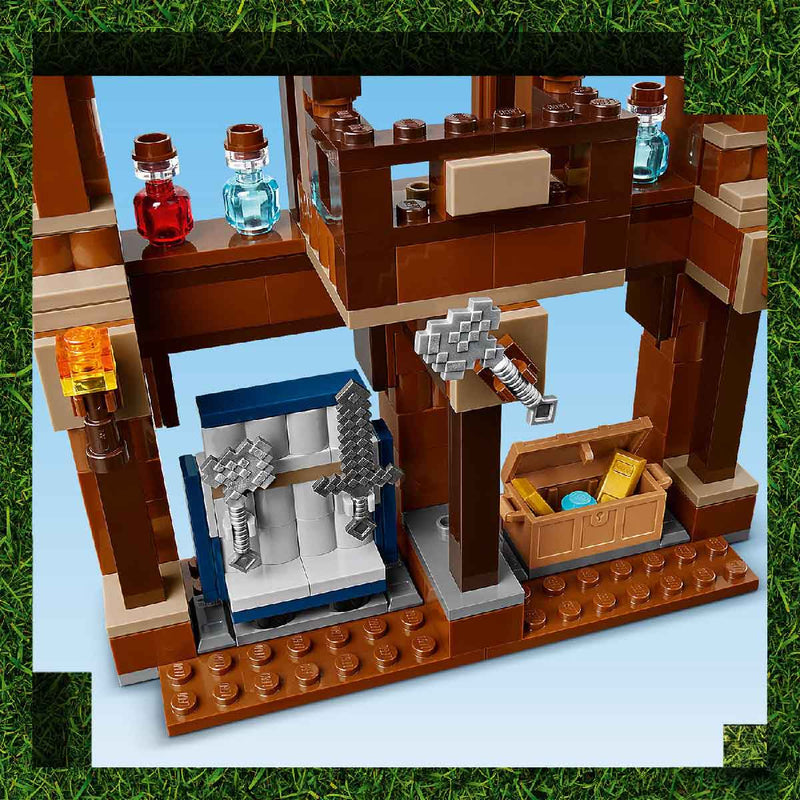 Đồ Chơi Lắp Ráp Võ Đài Chiến Đấu Woodland Mansion LEGO MINECRAFT 21272 (491 chi tiết) - ảnh 6