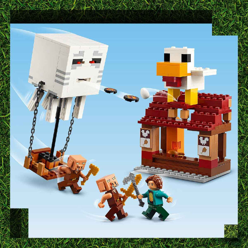 Bộ Lắp Ráp Cuộc Tấn Công Làng Bằng Khinh Khí Cầu Của Ghast LEGO MINECRAFT 21273 (555 chi tiết) - ảnh 5