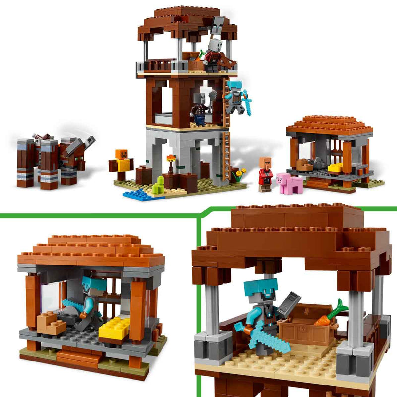 Đồ Chơi Lắp Ráp Trạm Canh Của Kẻ Cướp Và Quái Thú Ravager LEGO MINECRAFT 21278 (665 chi tiết) - ảnh 5