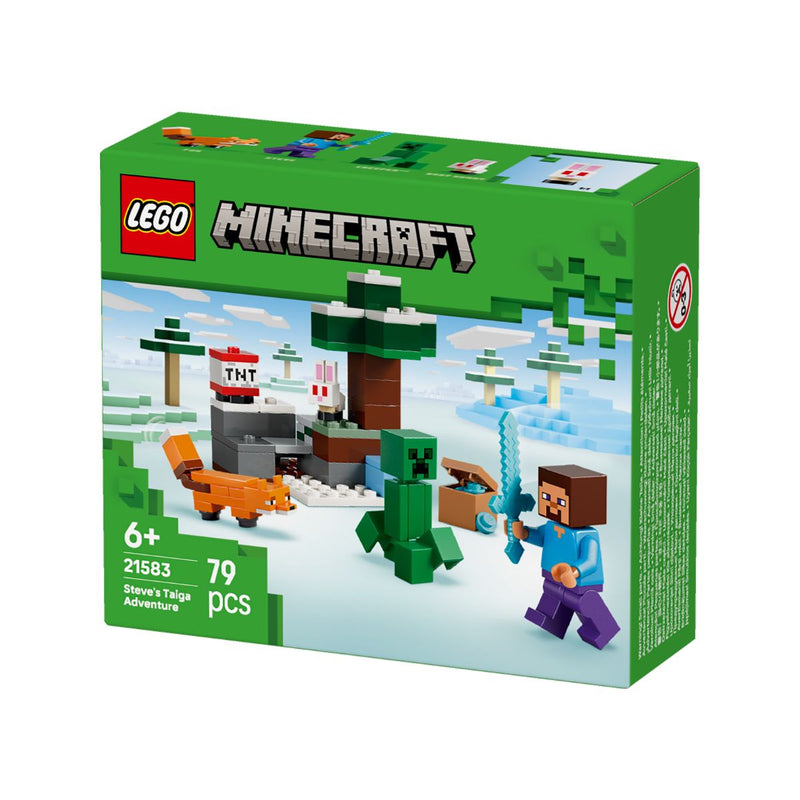 Đồ chơi lắp ráp Cuộc Phiêu Lưu Rừng Taiga Của Steve LEGO MINECRAFT 21583 (79 chi tiết) - ảnh 3