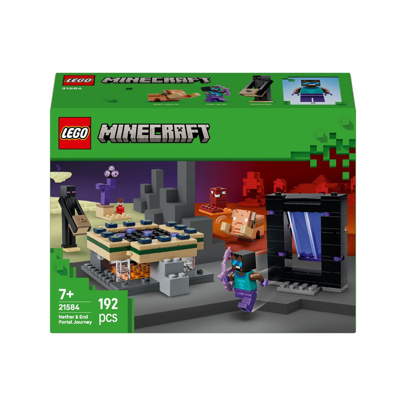 Đồ Chơi Lắp Ráp Hành Trình Qua Cổng Nether & End LEGO MINECRAFT 21584 (192 chi tiết) - ảnh 2