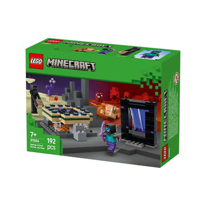 Đồ Chơi Lắp Ráp Hành Trình Qua Cổng Nether & End LEGO MINECRAFT 21584 (192 chi tiết) - ảnh 4