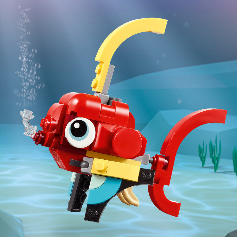 Đồ chơi lắp ráp Rồng đỏ may mắn LEGO CREATOR 31145 (149 chi tiết) - ảnh 6