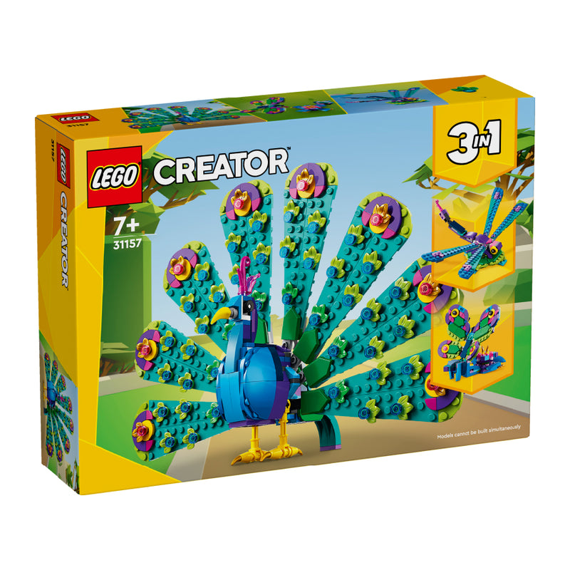 Đồ chơi lắp ráp Mô hình Chim công sặc sỡ LEGO CREATOR 31157 (355 chi tiết) - ảnh 2