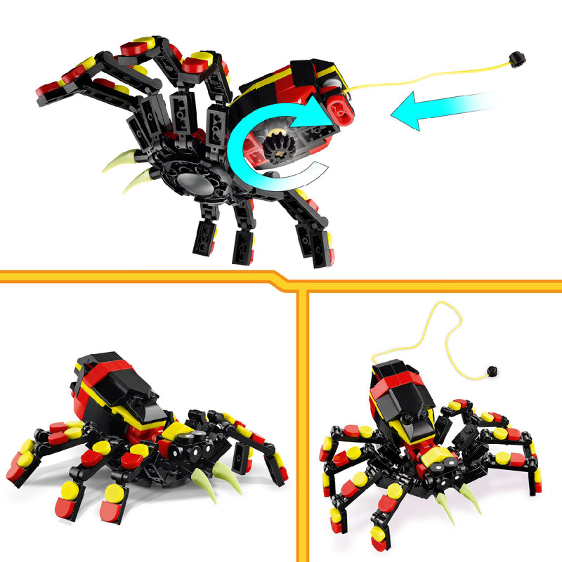Đồ Chơi Lắp Ráp Động Vật Hoang Dã: Con Nhện Kỳ Lạ LEGO CREATOR 31159 (153 chi tiết) - ảnh 4