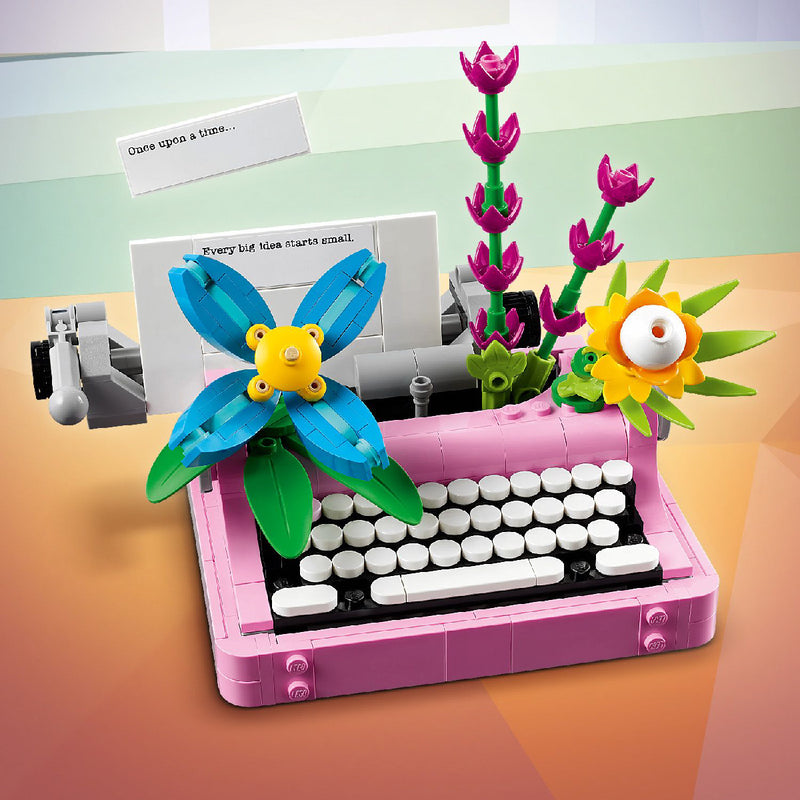 Đồ Chơi Lắp Ráp Máy Đánh Chữ Và Hoa LEGO CREATOR 31169 (363 chi tiết) - ảnh 6