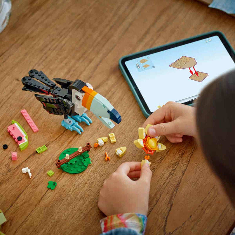 Đồ Chơi Lắp Ráp Chim Toucan LEGO CREATOR 31173 (225 chi tiết) - ảnh 6
