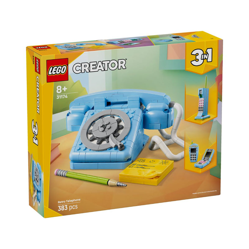 Đồ Chơi Lắp Ráp Điện Thoại Cổ Điển LEGO CREATOR 31174 (383 chi tiết) - ảnh 2