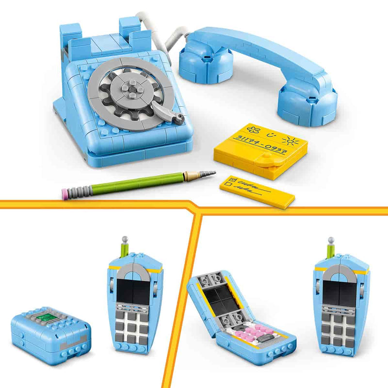 Đồ Chơi Lắp Ráp Điện Thoại Cổ Điển LEGO CREATOR 31174 (383 chi tiết) - ảnh 4