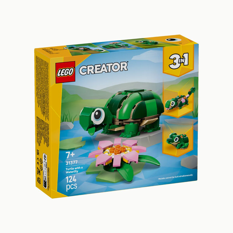 Đồ chơi lắp ráp Rùa Đáng Yêu và Hoa Ly LEGO CREATOR 31377 (124 chi tiết) - ảnh 2
