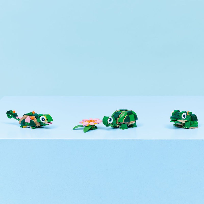 Đồ chơi lắp ráp Rùa Đáng Yêu và Hoa Ly LEGO CREATOR 31377 (124 chi tiết) - ảnh 4