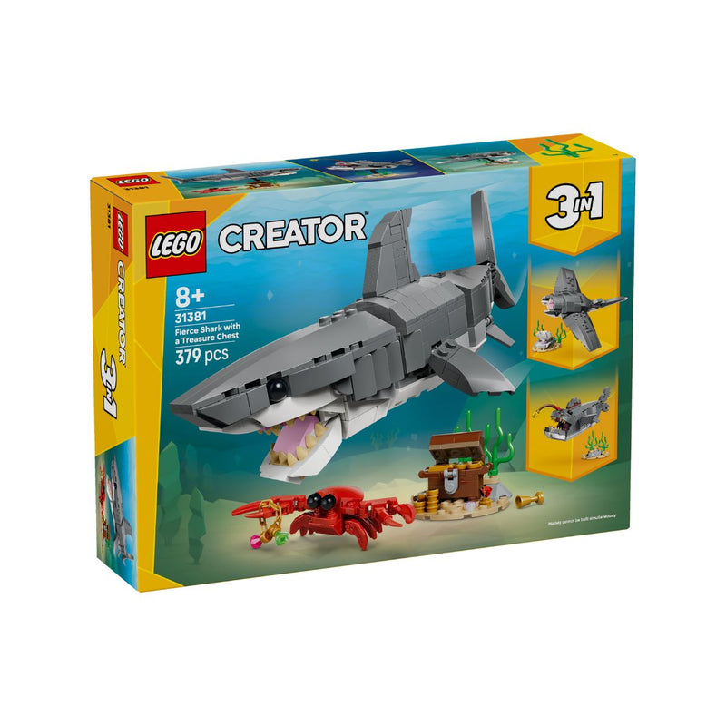 Đồ Chơi Lắp Ráp Cá Mập Đại Dương Và Rương Kho Báu LEGO CREATOR 31381 - ảnh 3
