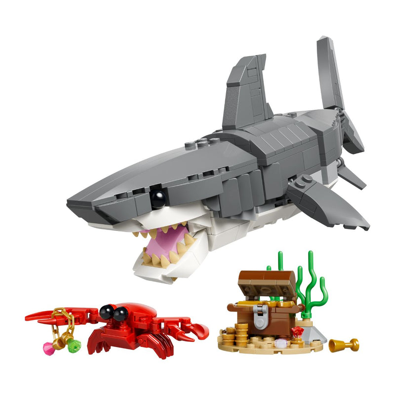 Đồ Chơi Lắp Ráp Cá Mập Đại Dương Và Rương Kho Báu LEGO CREATOR 31381 - ảnh 4