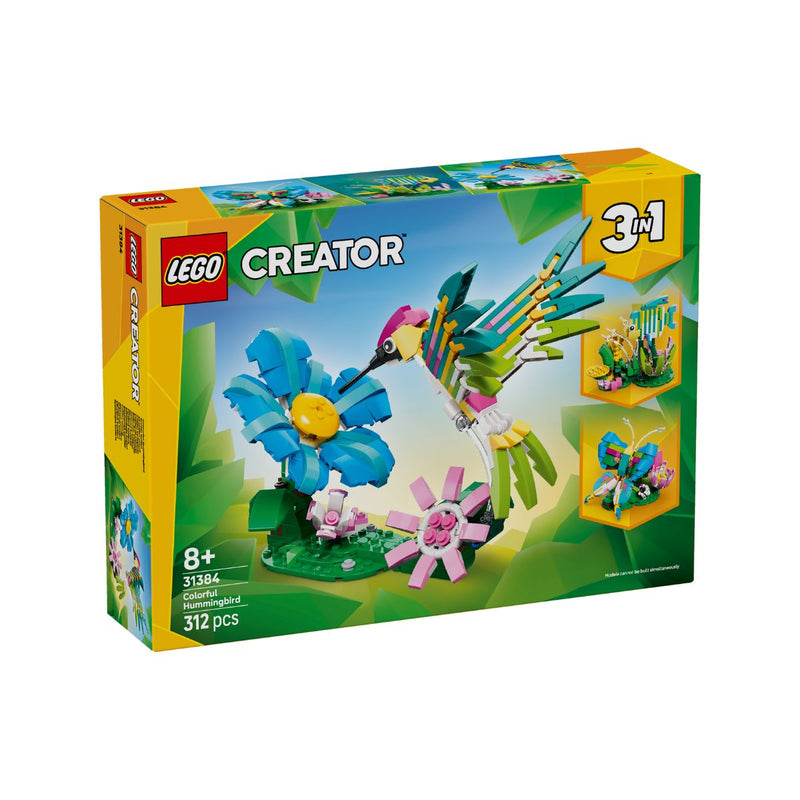 Đồ Chơi Lắp Ráp Chim Ruồi Ngũ Sắc LEGO CREATOR 31384 (312 chi tiết) - ảnh 3