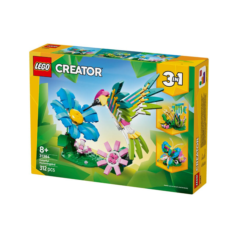 Đồ Chơi Lắp Ráp Chim Ruồi Ngũ Sắc LEGO CREATOR 31384 (312 chi tiết) - ảnh 4