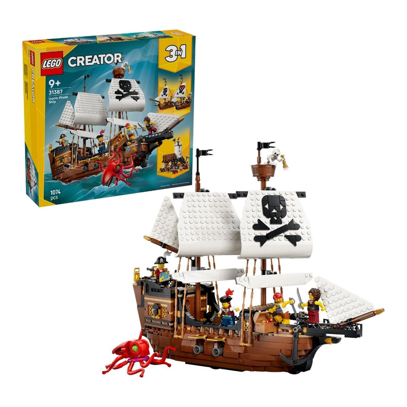 Đồ Chơi Lắp Ráp Tàu Cướp Biển LEGO CREATOR 31387 (1074 chi tiết)