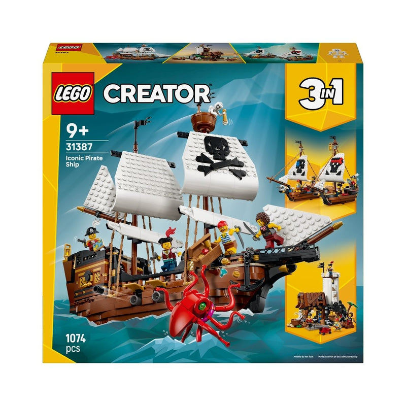 Đồ Chơi Lắp Ráp Tàu Cướp Biển LEGO CREATOR 31387 (1074 chi tiết) - ảnh 2