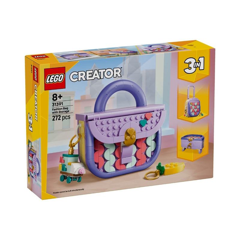 Đồ Chơi Lắp Ráp Túi Xách Thời Trang Có Ngăn Kéo LEGO CREATOR 31391 (272 chi tiết) - ảnh 3