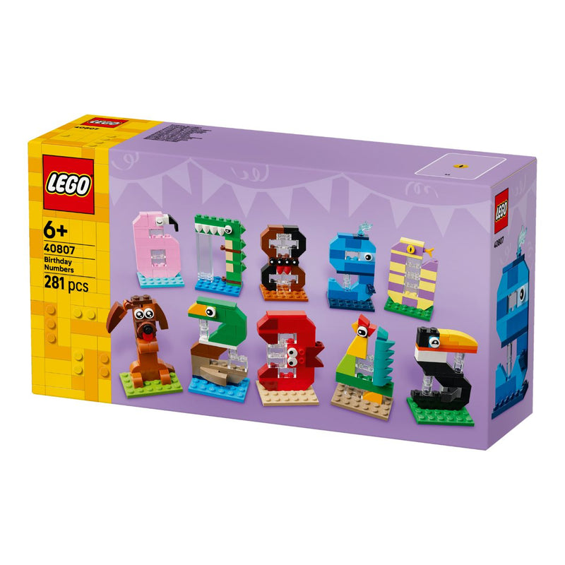 Đồ Chơi Lắp Ráp Con Số Sinh Nhật LEGO SEASONS AND OCCASIONS 40807 (281 chi tiết) - ảnh 4