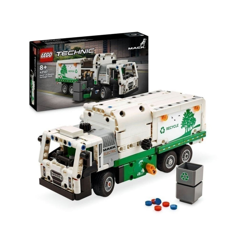 Đồ chơi lắp ráp Xe tải rác điện Mack® LR LEGO TECHNIC 42167 (503 chi tiết) - ảnh 2