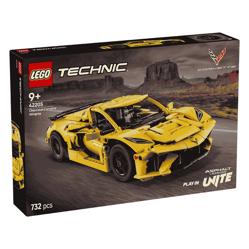 Đồ Chơi Siêu Xe Chevrolet Corvette Stingray LEGO TECHNIC 42205 (732 chi tiết) - ảnh 2