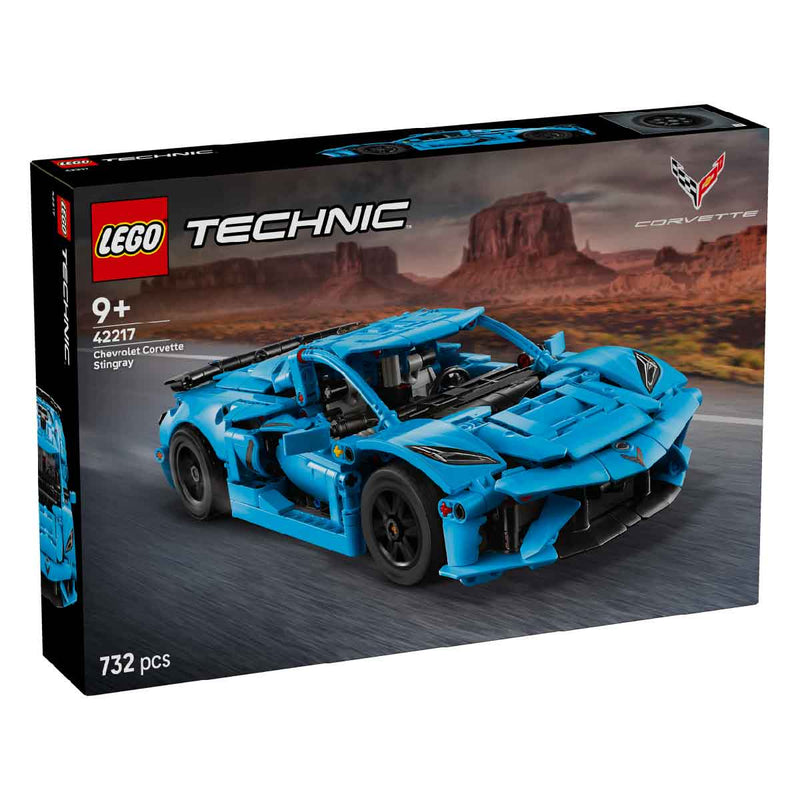Đồ Chơi Lắp Ráp Siêu Xe Corvette Stingray Xanh Dương LEGO TECHNIC 42217-LG (732 chi tiết) - ảnh 2