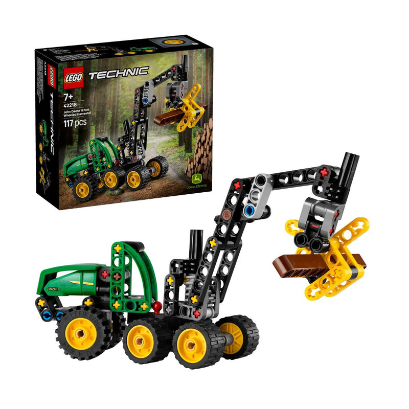 Đồ Chơi Lắp Ráp Xe Thu Hoạch Gỗ John Deere LEGO TECHNIC 42218 (117 chi tiết)