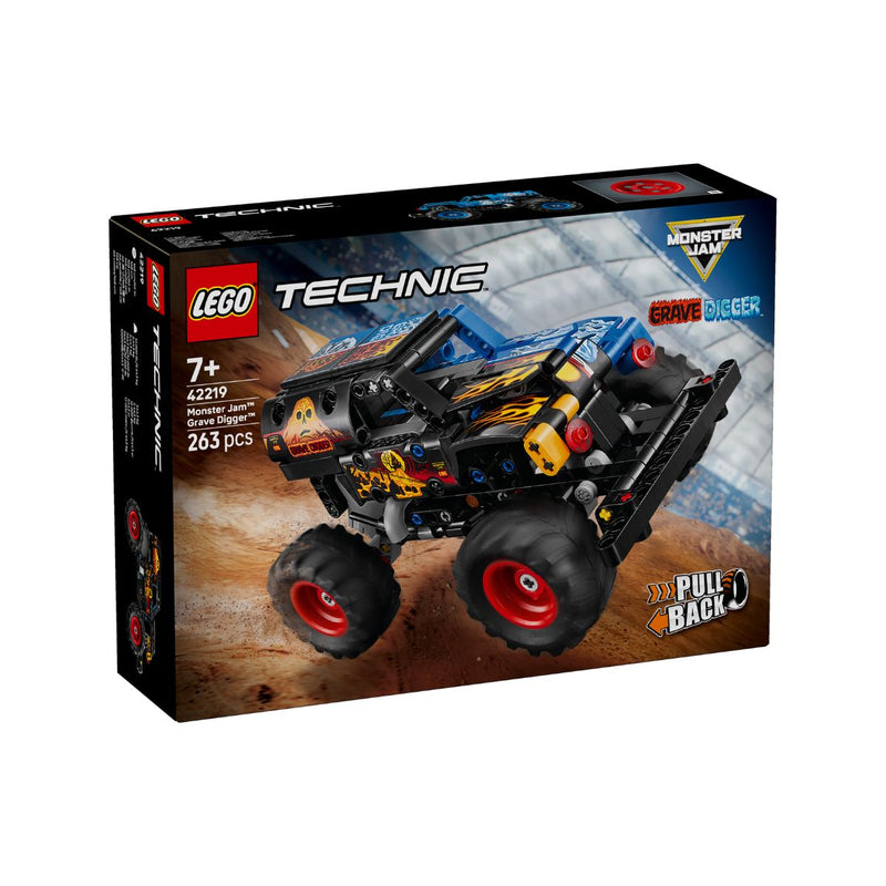 Đồ Chơi Lắp Ráp Monster Jam™ Grave Digger™ Lửa Và Băng LEGO TECHNIC 42219 - ảnh 2