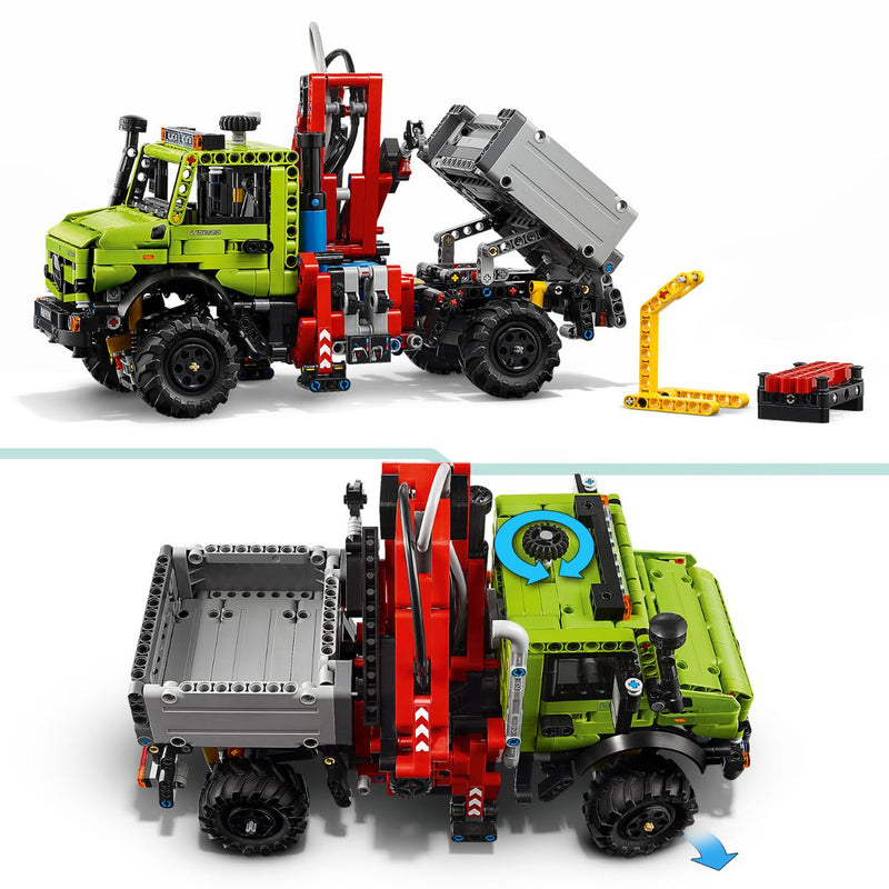 Đồ Chơi Lắp Ráp Xe Mercedes-Benz Unimog U 5023 Kèm Cẩu LEGO TECHNIC 42242 (1189 chi tiết) - ảnh 6