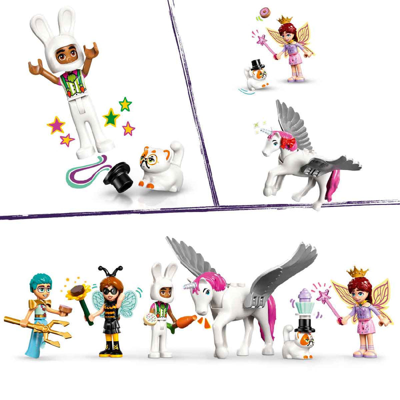 Đồ Chơi Lắp Ráp Tiệc Hóa Trang Chủ Đề Kỳ Lân Và Tiên LEGO FRIENDS 42661 (261 chi tiết) - ảnh 4
