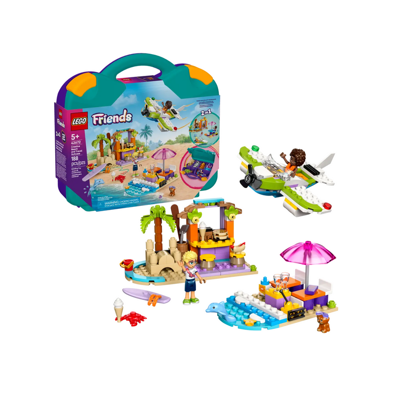 Đồ Chơi Lắp Ráp Vali Du Lịch Biển Sáng Tạo LEGO FRIENDS 42672 (188 chi tiết) - ảnh 2
